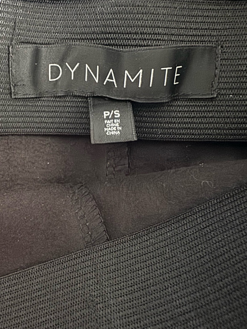 Dynamite Faux Leather Black Skirt - Picture 5 of 8
